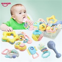 Baby Rattles Teether Baby Toys - 8 Pcs Shaker,
