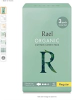Rael Organic Cotton Menstrual Pads 42 count