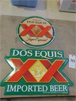 Dos Equis Beer Tin Signs