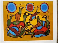 THE GATHERING BY NORVAL MORRISSEAU-GICLEE