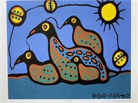 LOON FAMILY BY NORVAL MORRISSEAU-GICLEE