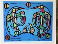 ASTRAL THUNDERBIRDS BY NORVAL MORRISSEAU-GICLEE