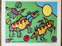 SURVIVAL STRENGHT BY NORVAL MORRISSEAU- GICLEE