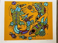 ANIMAL SPIRITS BY NORVAL MORRISSEAU- GICLEE