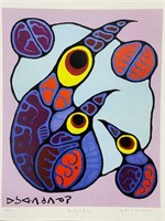 FAMILY OF BIRDS BY NORVAL MORRISSEAU