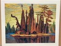 ISLAND MACULLUMN LAKE BY LAWREN HARRIS