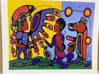 SHAMAN  TEACHING BY NORVAL MORRISSEAU