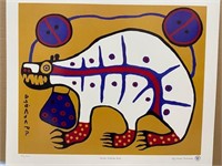 SACRED MEDICINE BEAR BY NORVAL MORRISSEAU