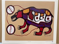 BEAR SPIRIT BY NORVAL MORRISSEAU