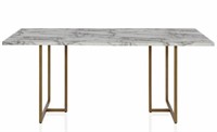 Edith Dining Table Assembled 6 Ft X 38" Wide