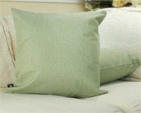 18"x18" Moss Green Flourtown Couch Cotton Pillow