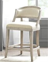 Mei Counter 26.5" Bar Stool Washed Oak With