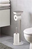 Free Standing Toilet Paper Holder With Storage