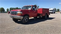 1993 Ford F Series Utility Truck,