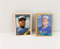 1987 & 1988 TORONTO BLUE JAYS CARD SETS - 1987