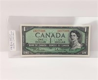 UNC 1954 CANADIAN $1 BILL
