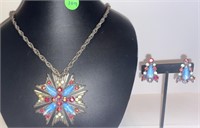 Vintage Necklace earrings set