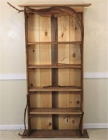 Custom Made Adirondack Bookcase