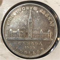 1939 Silver Dollar Canada