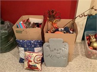 (2) Boxes Holiday Decor