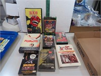 9 VCR Movie Tapes