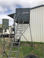 4X6 FOOT 12 FEET HIGH DEER BLIND