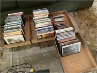 (4) Boxes: DVD’s/CD’s