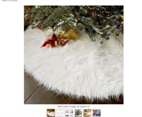 Christmas Tree Plush Skirt Decoration