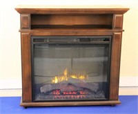 Rolling Electric Fireplace