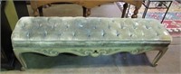FRENCH UPHOLSTERED BENCH 6 FT