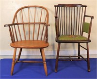 (2) Armchairs incl. Needlepoint