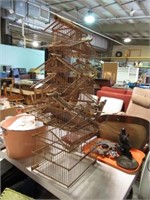 TALL BAMBOO STYLE BIRD CAGE