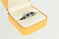 14K WG Natural Sapphire Ring