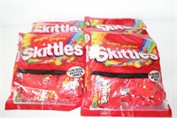 LOT OF 4X304G SKITTLES CANDIES BB:2021.SE.27