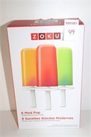 ZOKU 6 MOD ICE POP MOLDS