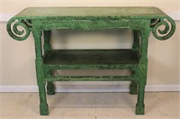 Candy Apple Green Painted Foyer Table