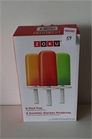 ZOKU 6 MOD ICE POP MOLDS