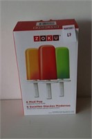 ZOKU 6 MOD ICE POP MOLDS