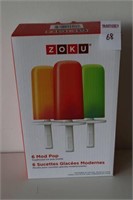 ZOKU 6 MOD ICE POP MOLDS