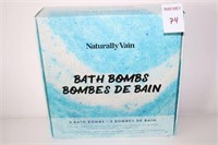 9PIECE NATURALLY VAIN BATH BOMBS