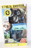 U.S. DIVERS SILICONE SNORKEL SET SIZE L/XL