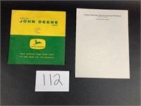John Deere Water Mark & 2 piece Shim Parts