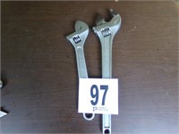 (2) Crescent Wrenches