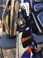 Titleist bag with Nike clubs