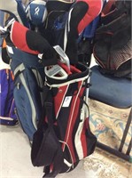 Tommy armour golf bag with clubs