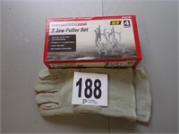 Puller Set, Welding Gloves & Spark Plug Wires