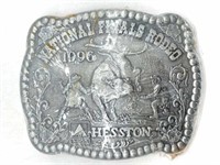 1996 Hesston National Finals Rodeo Belt Buckle in
