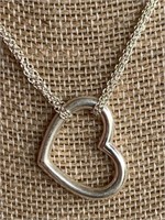 Sterling Silver Heart Necklace