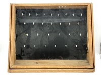 Wood and Glass Display Box 21.5” x 9” x 17”
