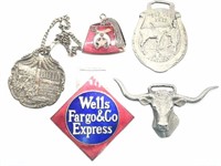 Watch Fobs: Wells Fargo, 101 Ranch, Saratoga